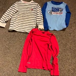 Three Long sleeve kids shirts size 4T